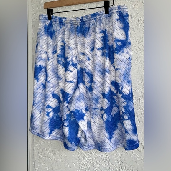 Champion Cloudy Blue and White Shorts - Picture 3 of 8